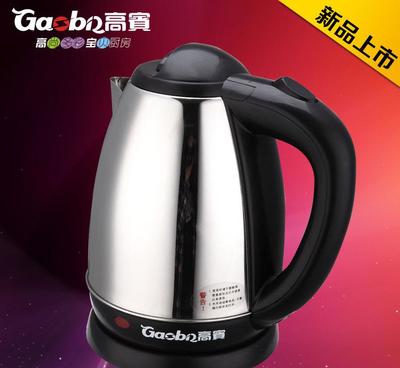 廠家直銷 高賓1.8L防干燒電熱水壺 高效保溫不銹鋼電水壺批發(fā)圖片_高清圖_細節(jié)圖-佛山市高賓電器 -